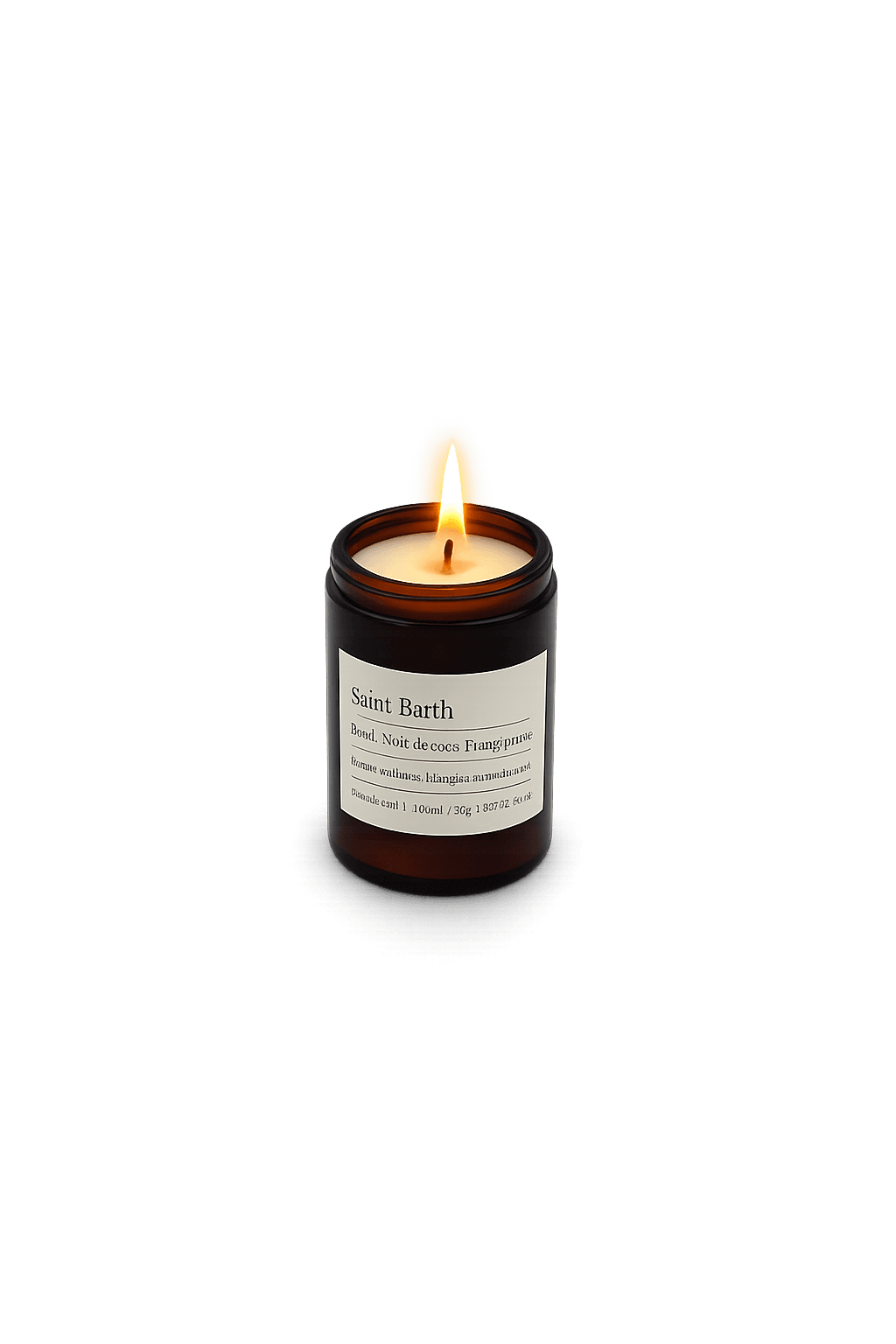 Apothekerspot 'Saint Barth' geurkaars Pamplemousse, Praline & Framboise 3