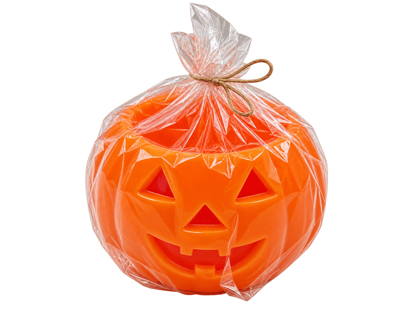 Halloween pompoenkaars oranje jack-o’-lantaarn Ø 18,5 cm 2