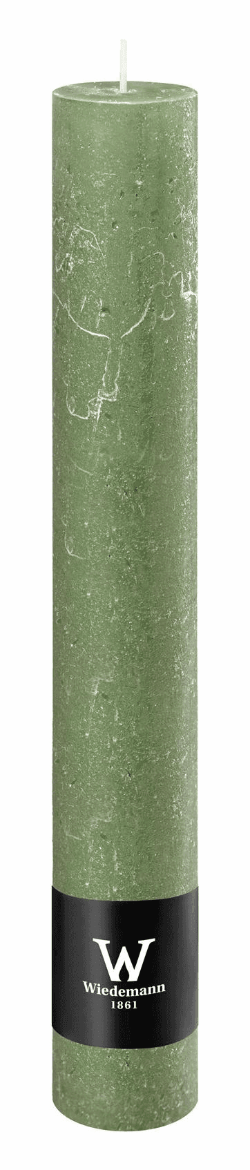 Rustieke cilinderkaars groen 35 × 250 mm / Aloe Vera 2